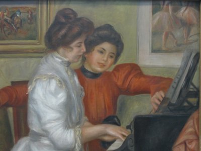 Yvonne und Christine Lerolle am Klavier von Pierre Auguste Renoir